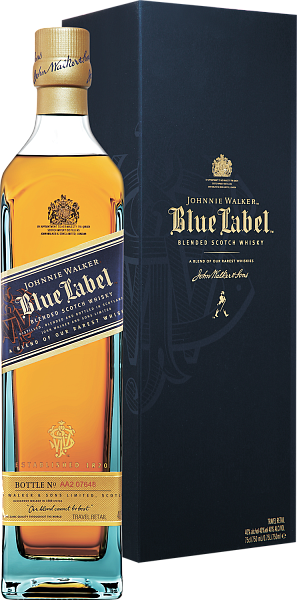 Johnnie Walker Blue Label Blended Scotch Whisky (Подарочная упаковка), 0.75 л в Москве