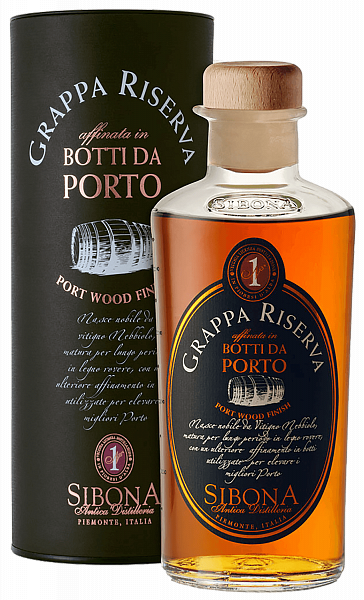 Sibona Grappa Riserva Port Wood Finish (Подарочная упаковка), 0.5 л в Москве