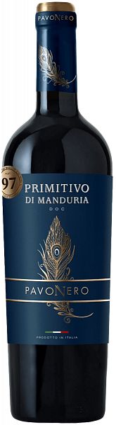 Pavo Nero Primitivo di Manduria DOC Agricoltori del Chianti Geografico, 0.75 л в Москве