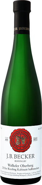 Riesling Wallufer Oberberg Kabinett Halbtrocken Rheingau J.B.Becker, 0.75 л в Москве