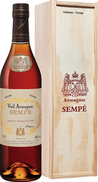 Sempe Vieil Vintage 1963 Armagnac AOC (Подарочная упаковка), 0.7 л в Москве