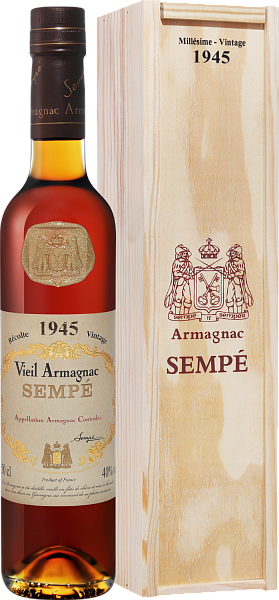 Sempe Vieil Vintage 1945 Armagnac AOC (Подарочная упаковка), 0.5 л в Москве