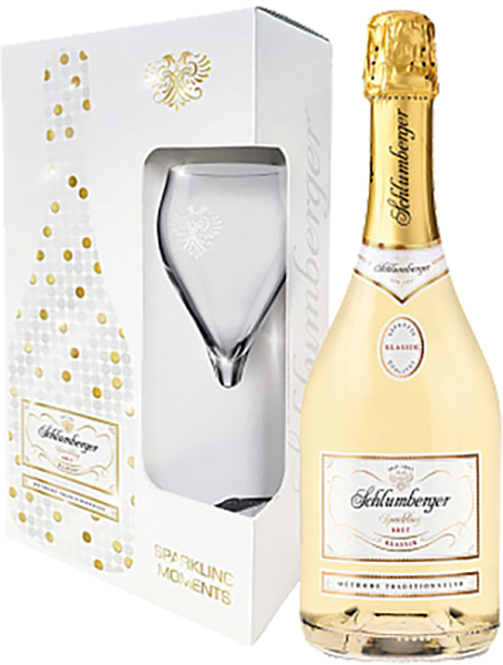 Schlumberger Brut Klassik (gift box with glass), 0.75 л в Москве