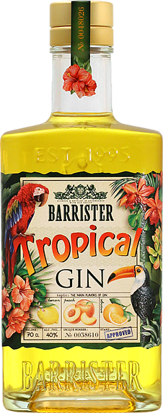 Barrister Tropical Gin, 0.7 л в Москве