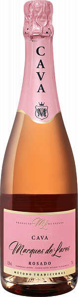 Игристое вино Marques de Lares Rosado Brut Cava DO Lopez Morenas, 0.75 л в Москве