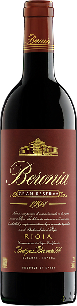 Gran Reserva Rioja DOCа Bodegas Beronia, 0.75 л в Москве