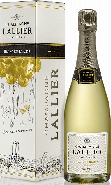 Lallier Blanc de Blancs Brut Grand Cru Champagne AOC (Подарочная упаковка), 0.75 л в Москве