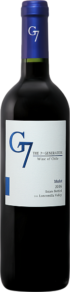 G7 Merlot Loncomilla Valley DO Viña del Pedregal, 0.75 л в Москве