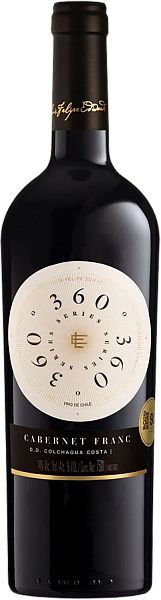 360° Cabernet Franc Colchagua Valley DO Luis Felipe Edwards, 0.75 л в Москве