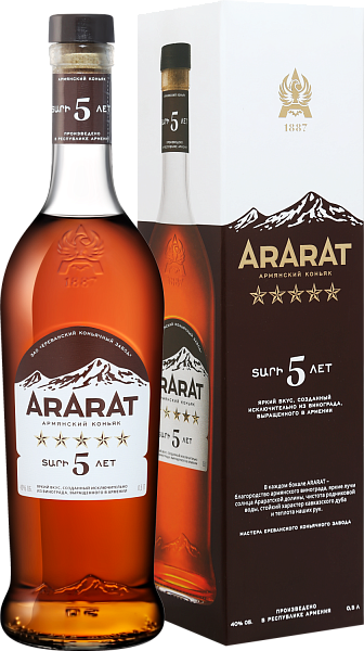 ARARAT 5 y.o. (Подарочная упаковка), 0.5 л в Москве