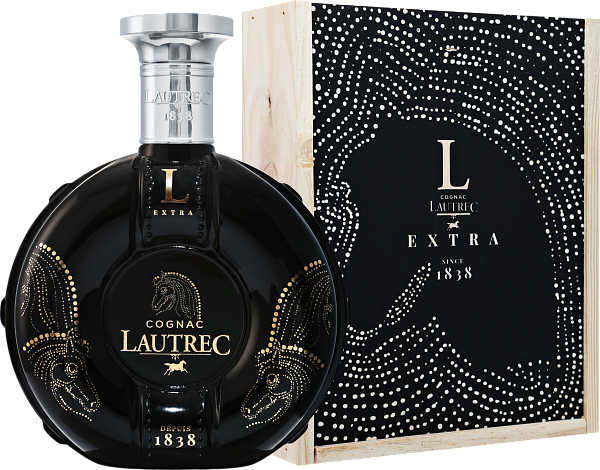 Lautrec Cognac EXTRA Grande Champagne Premier Cru (Подарочная упаковка), 0.7 л в Москве