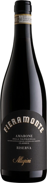 Fieramonte Classico Amarone della Valpolicella DOCG Riserva Allegrini (wooden box), 0.75 л в Москве