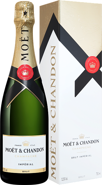 Moet & Chandon Imperial Brut Champagne AOC (Подарочная упаковка), 0.75 л в Москве
