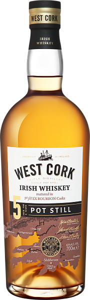 West Cork Single Pot Still Irish Whiskey 5 y.o., 0.7 л в Москве