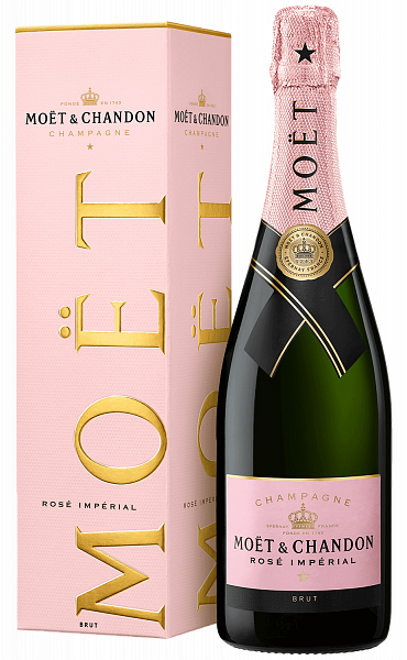Moet & Chandon Imperial Brut Rose Champagne AOC (Подарочная упаковка), 0.75 л в Москве