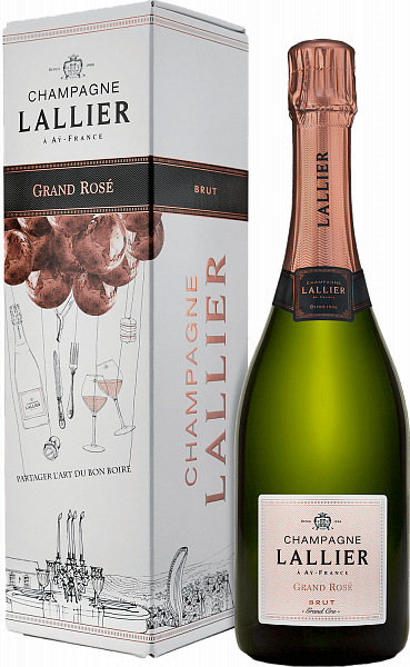 Lallier Grand Rose Brut Grand Cru Champagne AOC (Подарочная упаковка), 0.75 л в Москве