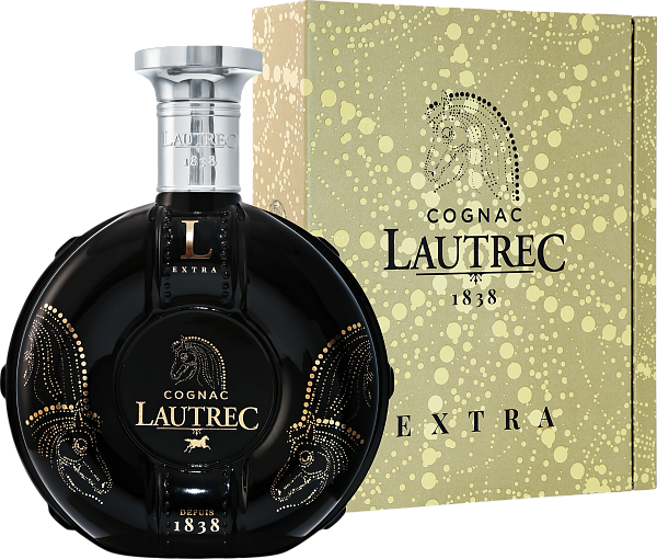 Lautrec Cognac EXTRA Grande Champagne (Подарочная упаковка), 0.7 л в Москве