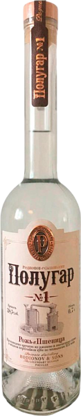 Дистиллят Polugar №1 Rye & Wheat, 0.7 л в Москве
