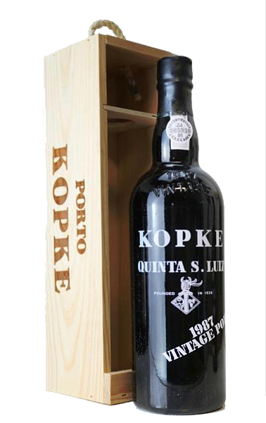 Kopke Quinta S. Luiz Vintage Porto 1987 (Подарочная упаковка), 0.75 л в Москве