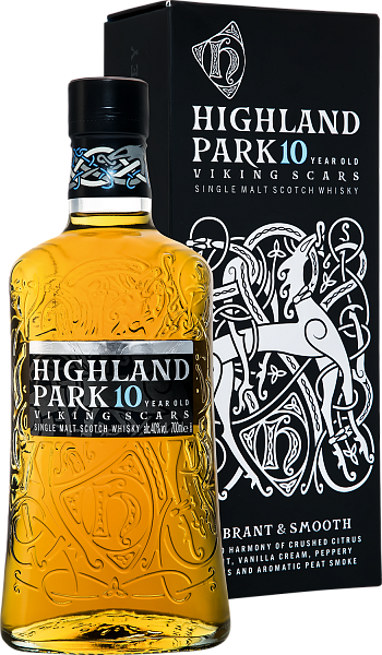 Highland Park Viking Scars Single Malt Scotch Whisky 10 y.o. (Подарочная упаковка), 0.7 л в Москве