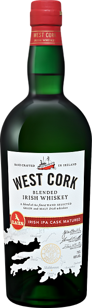 Виски West Cork Irish IPA Cask Matured Blended Irish Whiskey, 0.7 л в Москве