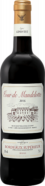 Tour de Mandelotte Bordeaux Superieur AOC Ginestet, 0.75 л в Москве