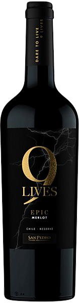 9 Lives Epic Merlot Reserve Central Valley DO Vina San Pedro, 0.75 л в Москве