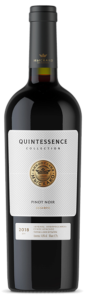 Quintessence Pinot Noir Reserve Kuban. Novorossiysk Myskhako, 0.75 л в Москве