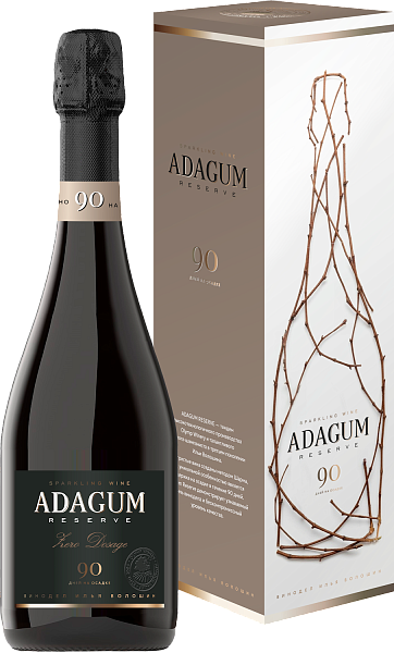 Adagum Reserve Zero Dosage (Подарочная упаковка), 0.75 л в Москве