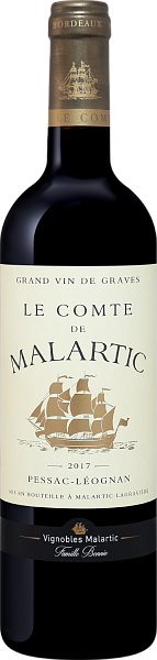Le Comte de Malartic Pessac-Leognan AOC Chateau Malartic-Lagraviere, 0.75 л в Москве