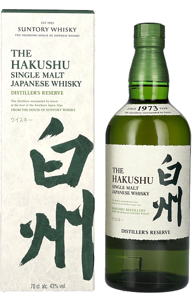 Hakushu Distiller's Reserve Single Malt Japanese Whisky (Подарочная упаковка), 0.7 л в Москве