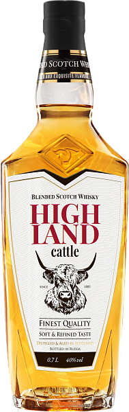 Highland Cattle Blended Scotch Whisky, 0.7 л в Москве