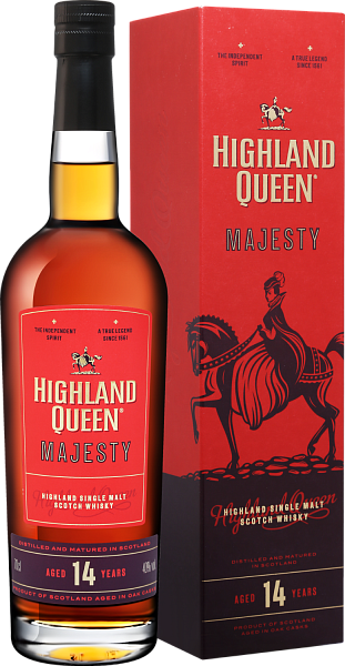 Highland Queen Majesty Single Malt Scotch Whisky 14 y.o. (Подарочная упаковка), 0.7 л в Москве