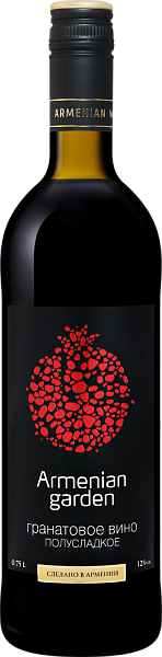 Armenian Garden Pomegranate Oktemberyanskiy Wine and Brandy Factory, 0.75 л в Москве