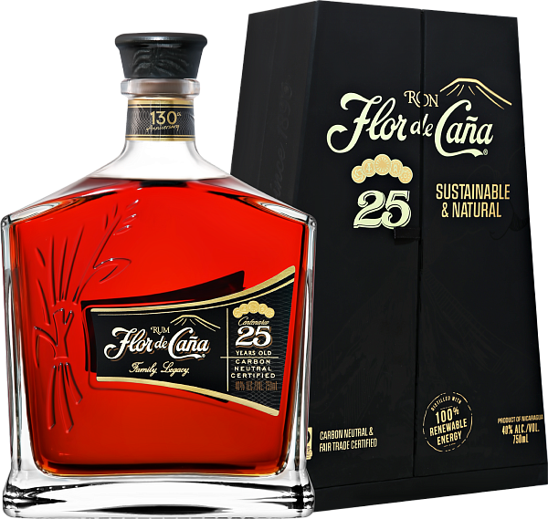 Flor de Cana 25 Centenario Licorera de Nicaragua (Подарочная упаковка), 0.75 л в Москве