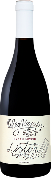 Listva Syrah Sevastopol Oleg Repin, 0.75 л в Москве