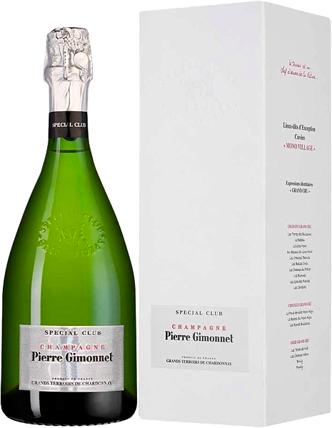 Pierre Gimonnet & Fils Special Club Grands Terroirs de Chardonnay Extra Brut Champagne AOC (Подарочная упаковка), 0.75 л в Москве