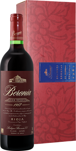 Gran Reserva Rioja DOCа Bodegas Beronia, 0.75 л в Москве