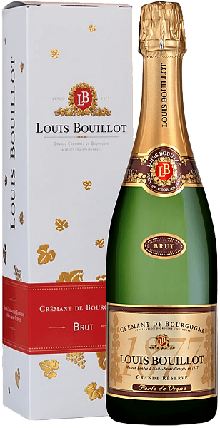 Brut Grande Reserve Cremant de Bourgogne AOC Louis Bouillot (Подарочная упаковка), 0.75 л в Москве