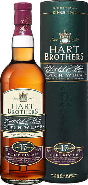 Hart Brothers Port Finish Blended Malt Scotch Whisky 17 y.o. (Подарочная упаковка), 0.7 л в Москве