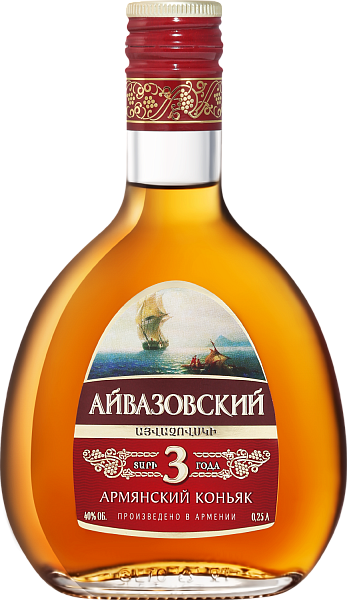 Aivazovsky Armenian Brandy 3 Y.O., 0.25 л в Москве