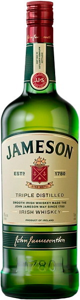 Jameson Triple Distilled Irish Whiskey, 1 л в Москве