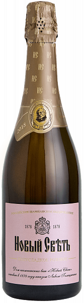 Rose Aged Russian Sparkling Semi-Sweet Novy Svet, 0.75 л в Москве