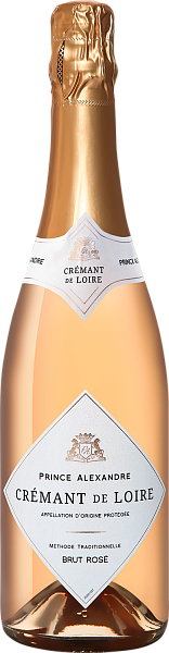 Prince Alexandre Brut Rose Cremant De Loire AOC, 0.75 л в Москве