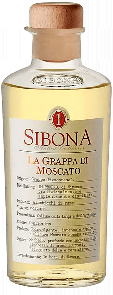 Sibona La Grappa di Moscato, 0.5 л в Москве