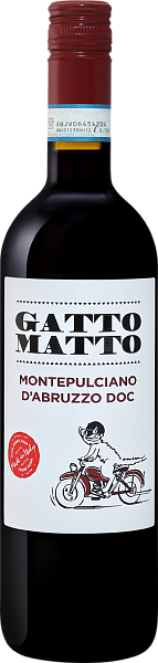 Gatto Matto Montepulciano d’Abruzzo DOC Villa Degli Olmi, 0.75 л в Москве