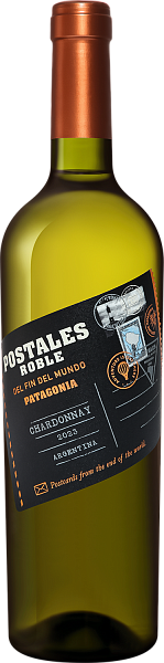 Postales Roble Chardonnay Patagonia IG Bodega del Fin Del Mundo, 0.75 л в Москве