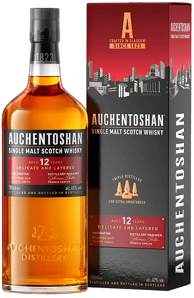 Auchentoshan Single Malt Scotch Whisky 12 y.o. (Подарочная упаковка), 0.7 л в Москве