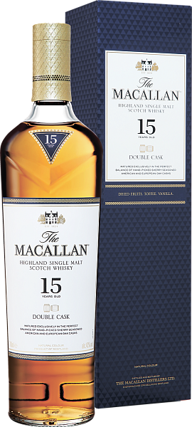 Виски Macallan Double Cask Highland Single Malt Scotch Whisky 15 y.o. (Подарочная упаковка), 0.7 л в Москве