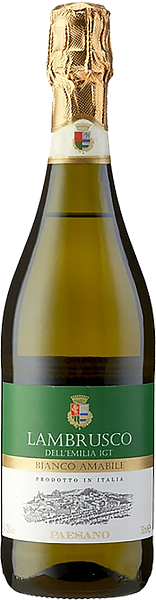 Paesano Lambrusco Bianco Amabile Emilia IGT Chiarli 1860, 0.75 л в Москве